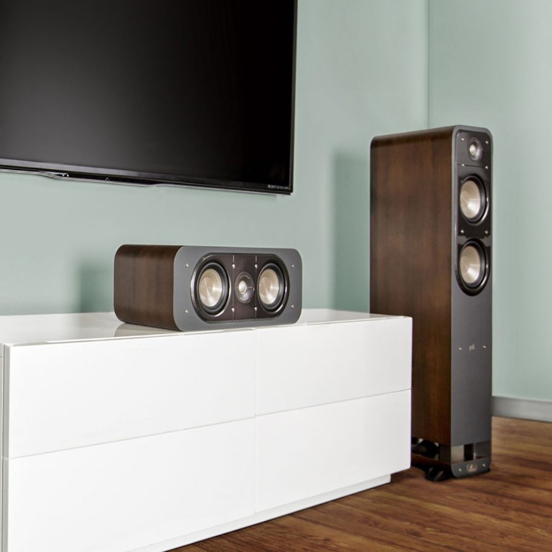 Polk Audio S30, Signature S30 Series Center Channel Speaker (Washed Black Walnut)