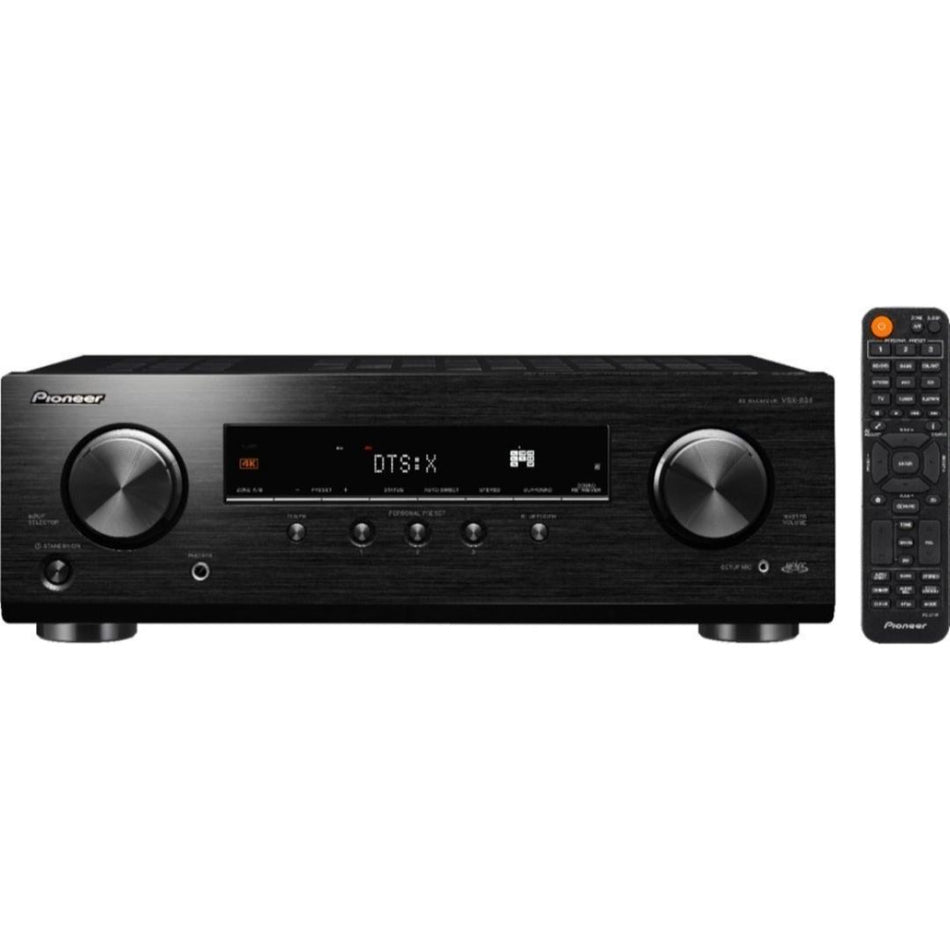 Pioneer VSX-834, 7.2 Channel with Dolby Atmos 4K Ultra HD HDR Compatible A/V Home Theater Receiver