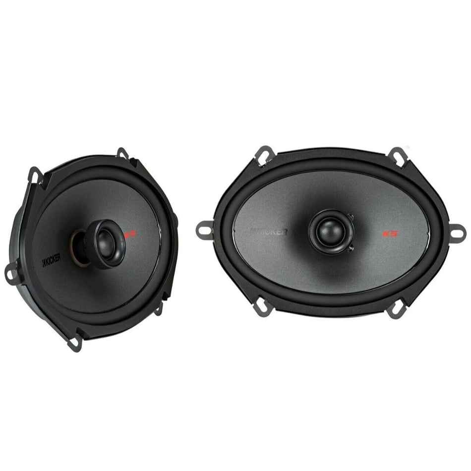 Kicker KSC6804, KS Series 6x8" Coaxial Speakers (44KSC6804)