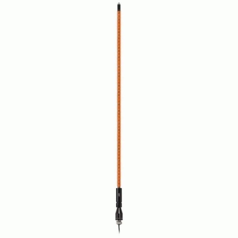 Metra MPS-OWHIP6, Single Color LED Whip Antenna 6ft - Orange