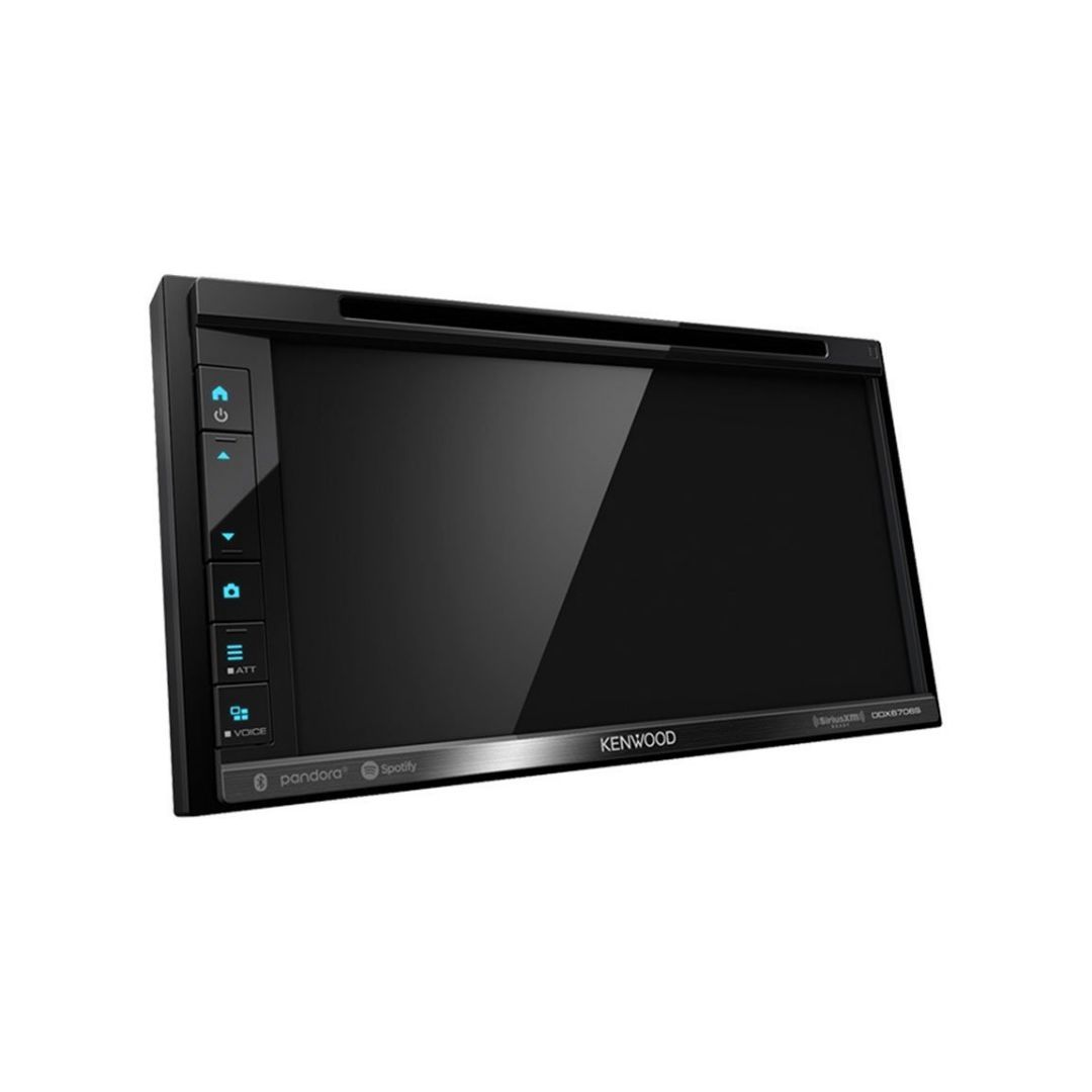 Kenwood DDX6706S, 6.8" DVD Multimedia Receiver w/ Apple CarPlay and Android Audio