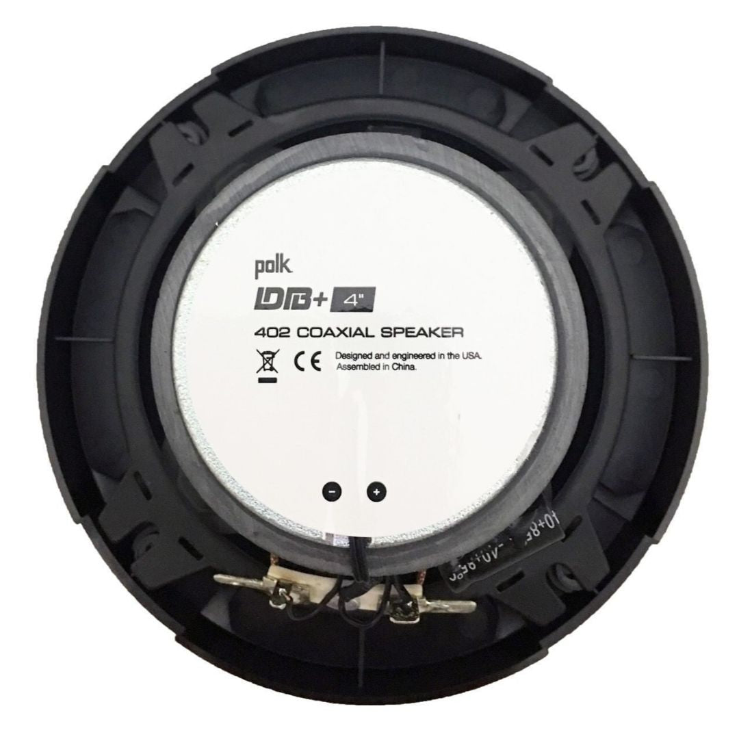 Polk Audio DB402, DB+ 4" Series Coaxial Car / Marine / UTV / ATV Speakers