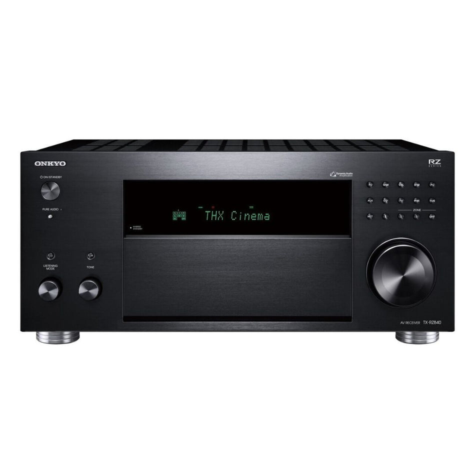 Onkyo TX-RZ840, 9.2 Channel Home Theather Receiver with Wi-Fi, Bluetooth, and Apple AirPlay 2, and Chromecast Built-In