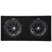 Kicker DC122, Dual Comp 12" Subs in Vented Box,  2-Ohm, 300W (43DC122)