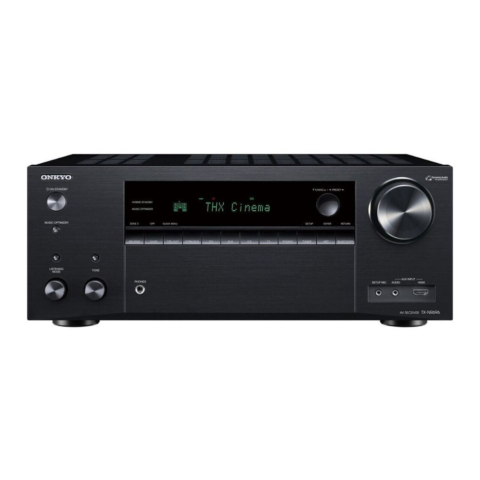 Onkyo TX-NR696, 7.2 Channel Home Theather Receiver with Wi-Fi, Bluetooth, and Apple AirPlay 2, and Chromecast Built-In