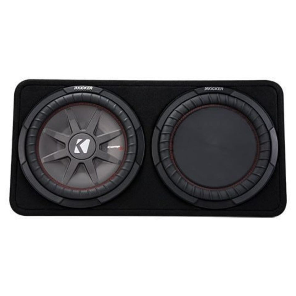 Kicker TCWRT124, CompRT 12" Subwoofer in Thin Profile Enclosure, 4-Ohm, 500W (43TCWRT124)