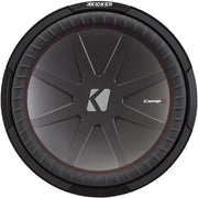 Kicker CWR102, CompR 10" Dual Voice Coil Subwoofer 2-Ohm, 400W (43CWR102)