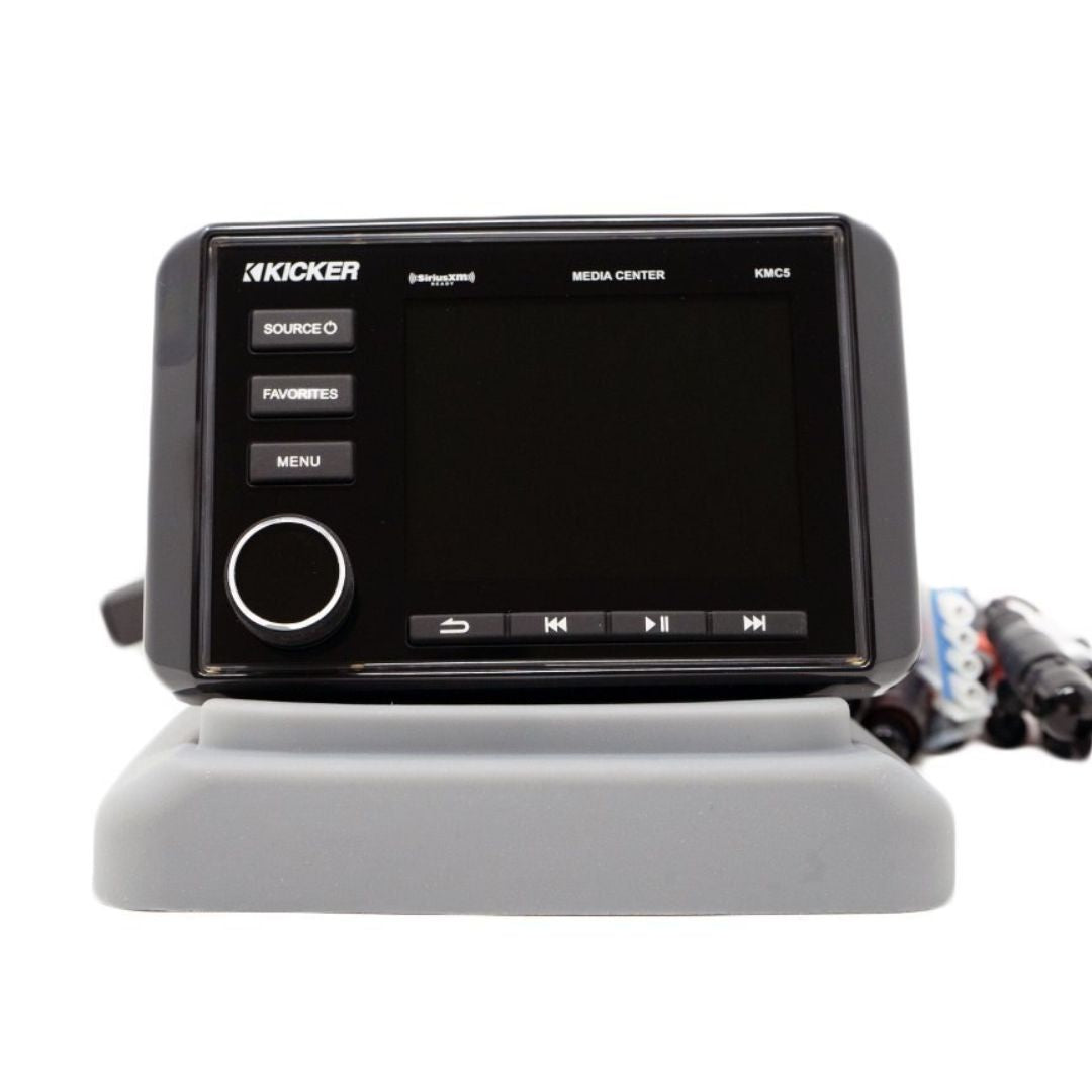 Kicker KMC5, Weather-Resistant All-in-One Media Center w/Bluetooth® (46KMC5)
