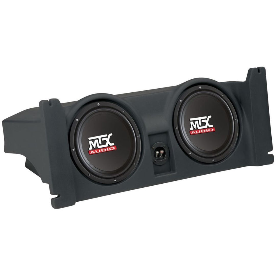 MTX JWTJ97C20A-TN, Loaded w/ two 10" Woofers and Amplified, Charcoal, Jeep TJ