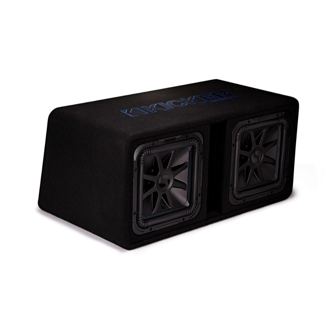Kicker DL7S122, Dual L7S 12" Subwoofers in Vented Enclosure, 2-Ohm, 1500W (44DL7S122)