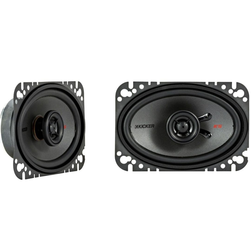 Kicker KSC4604, KS Series 4x6" Coaxial Speakers (44KSC4604)