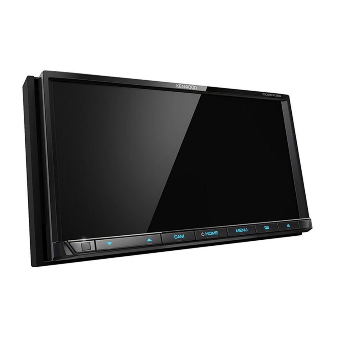 Kenwood DDX8706S, 6.95" DVD Multimedia Receiver w/ Wireless CarPlay and Android Auto