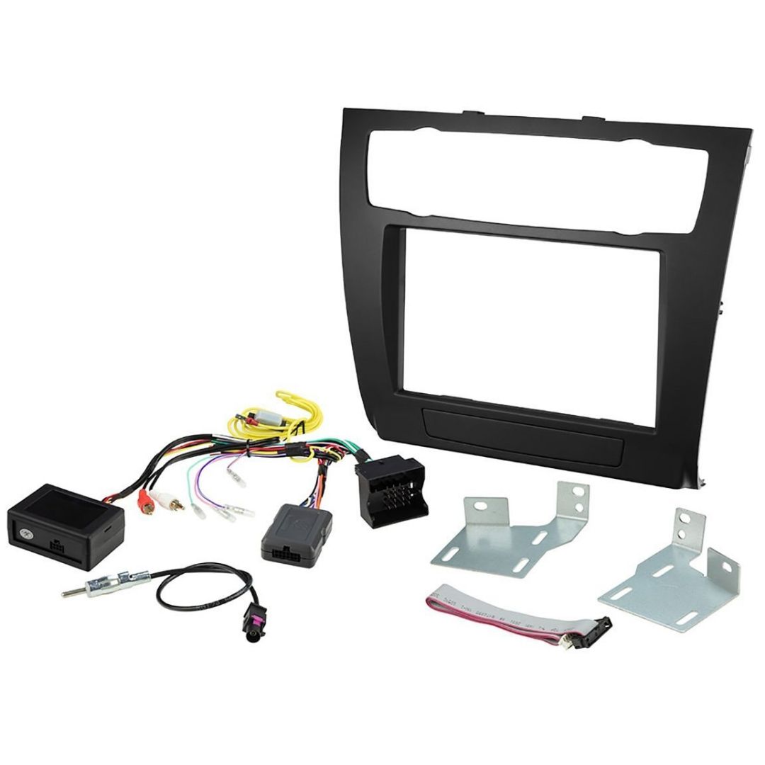 Scosche BW2382SRB, 2008-2011 BMW 1-Series Auto A/C Double DIN w/ Steering Wheel Control