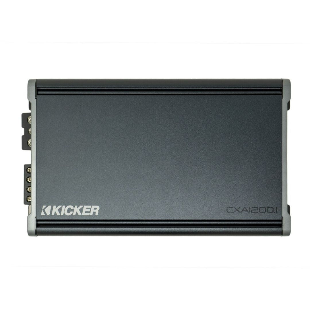 Kicker CXA12001, CX Series Mono Class D Subwoofer Amplifier - 1200 Watts (46CXA12001)