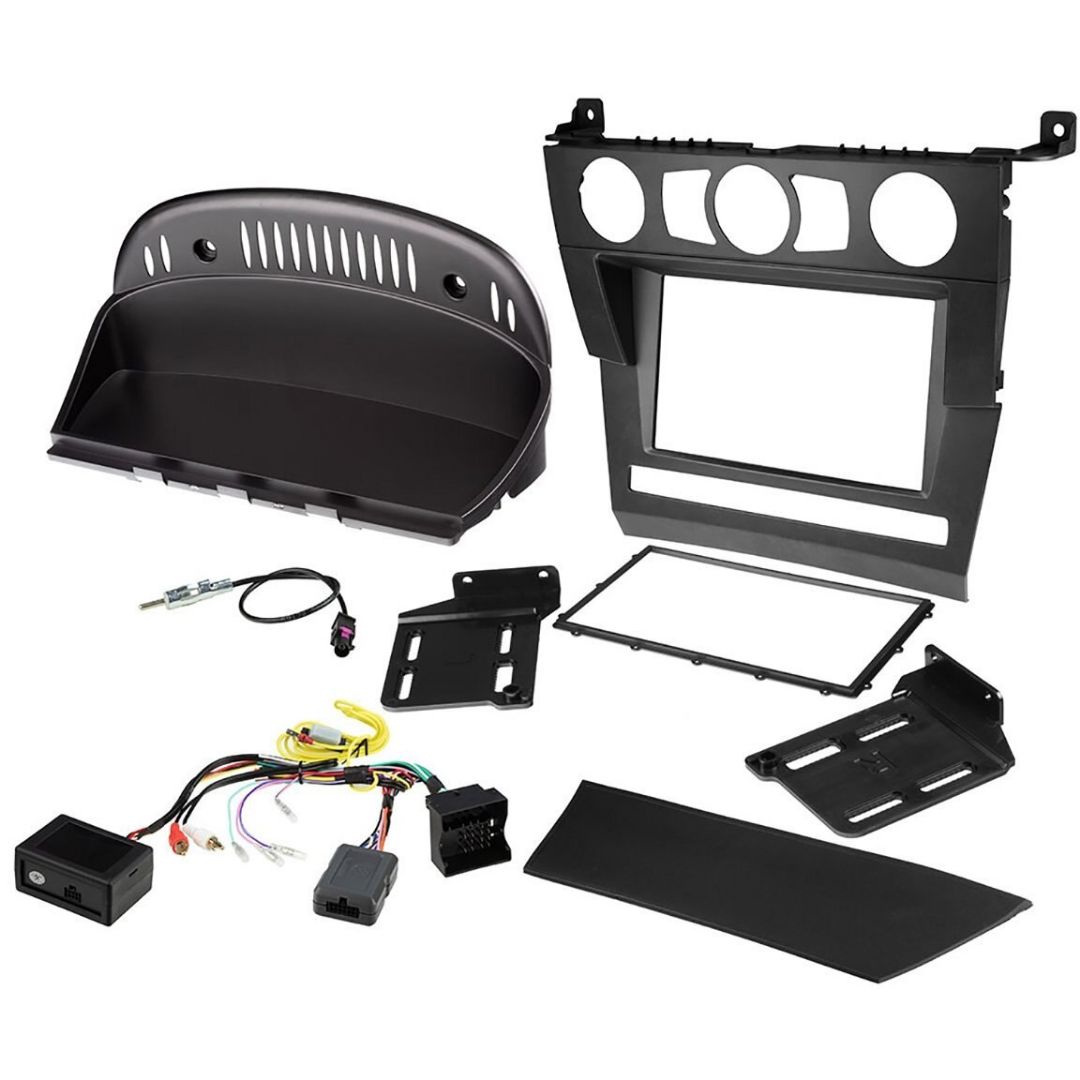 Scosche BW2380SRB, 2004-2007 BMW 5 Series E60 Double DIN w/ Steering Wheel Control