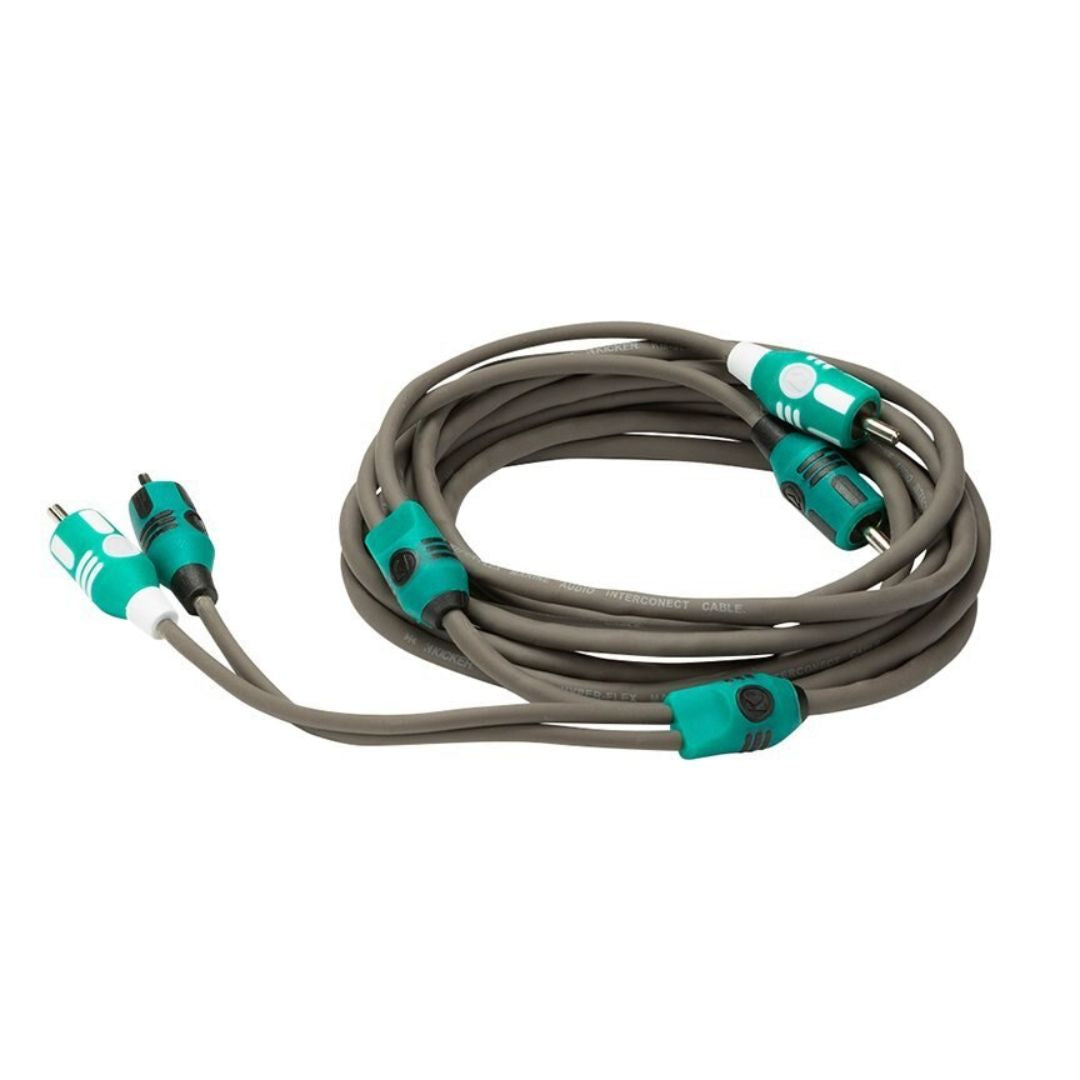 Kicker KMI3, Marine Series 2-Ch RCA Interconnect, 3.0M (47KMI3)