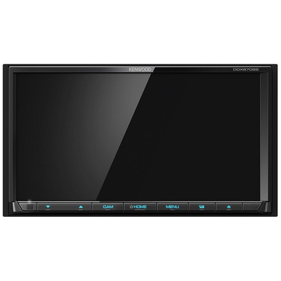 Kenwood DDX8706S, 6.95" DVD Multimedia Receiver w/ Wireless CarPlay and Android Auto
