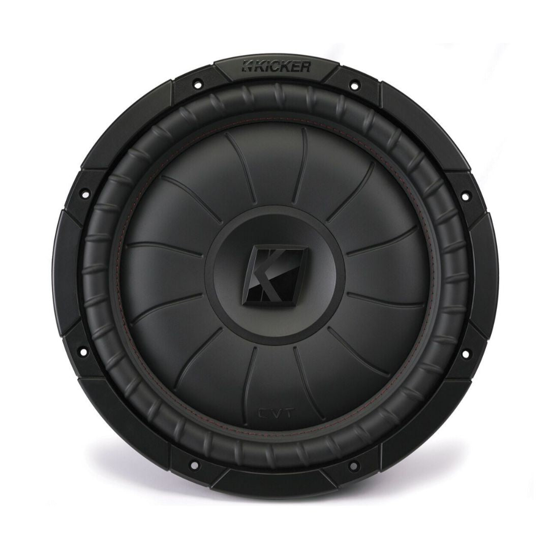 Kicker CVT124, CompVT 12" Single Voice Coil Subwoofer 4-Ohm, 400W (43CVT124)