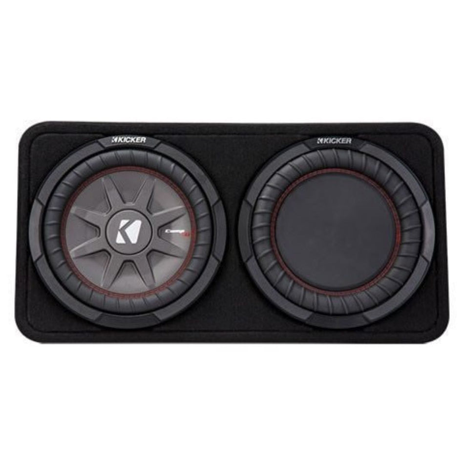 Kicker TCWRT104, CompRT 10" Subwoofer in Thin Profile Enclosure, 4-Ohm, 400W (43TCWRT104)