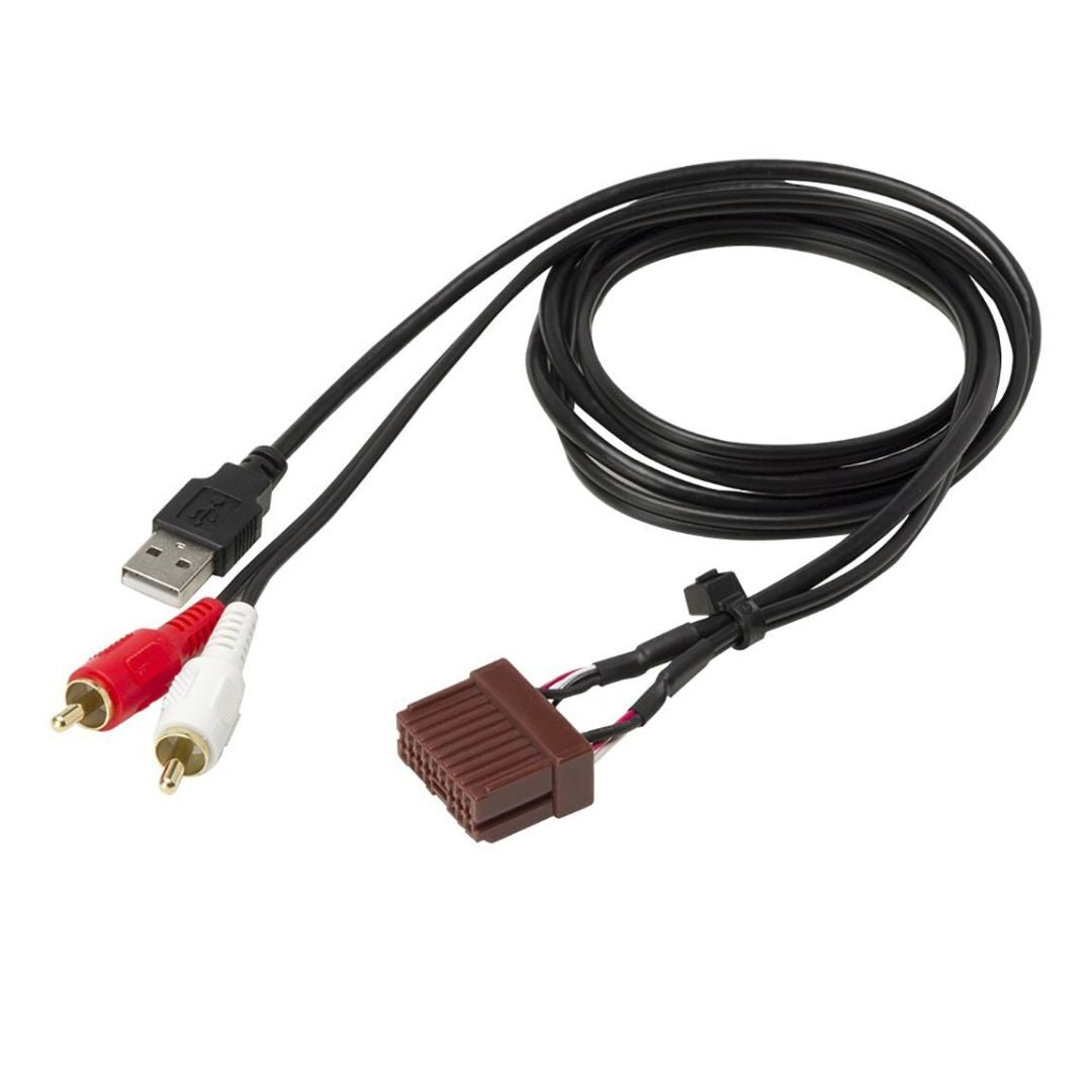Scosche HYUSB01B, 2008-Up Hyundai/Kia (Select Vehicles) USB/Aux Input Retention Harness