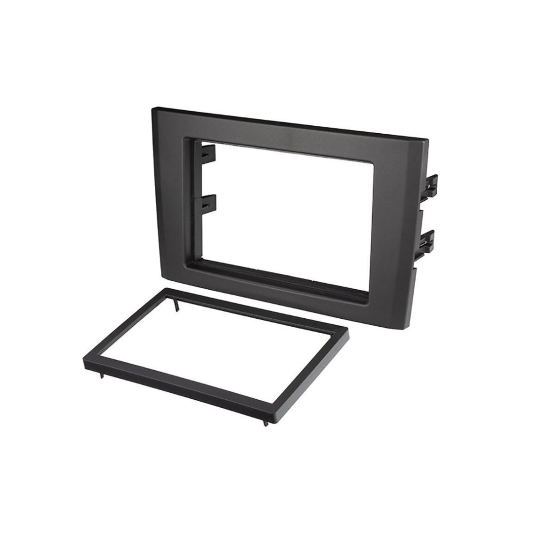 Scosche VO4155SRB, 2004-2014 Volvo XC90 Complete Install Kit w/ Fiber Optic Amp and SWC Retention