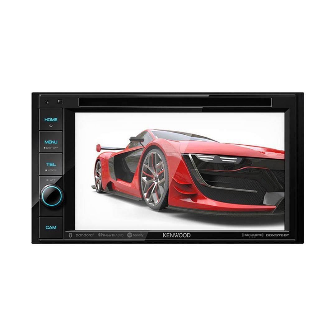 Kenwood DDX376BT, 6.2" DVD Multimedia Receiver - SiriusXM Ready, Bluetooth
