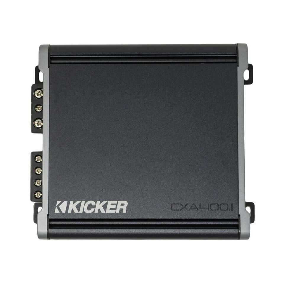 Kicker CXA4001, CX Series Mono Class D Subwoofer Amplifier - 400 Watts (46CXA4001)