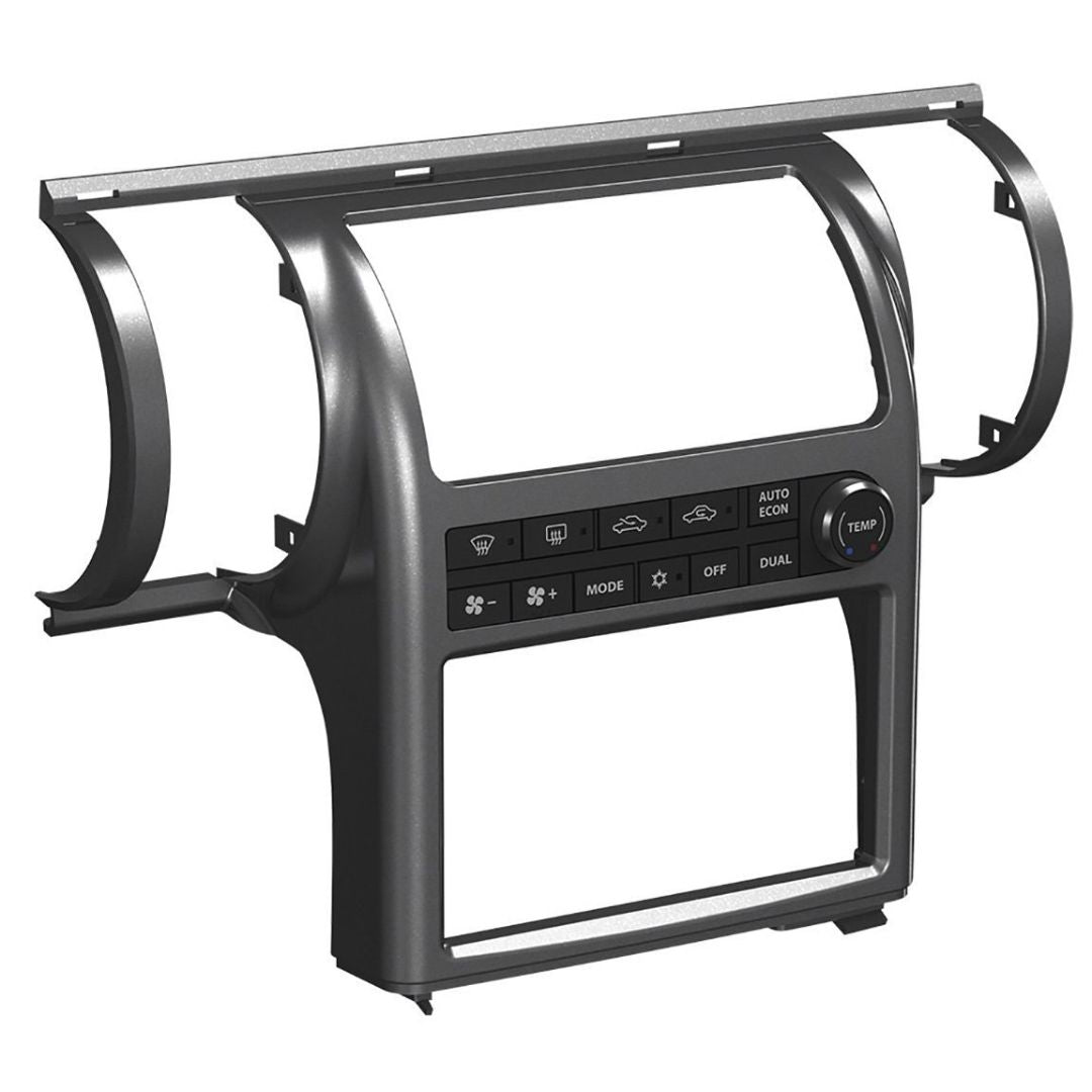 Scosche II1652PB, 2003-2004 Infiniti G35 2DIN w/Pocket Dual Zone Climate (Pewter)