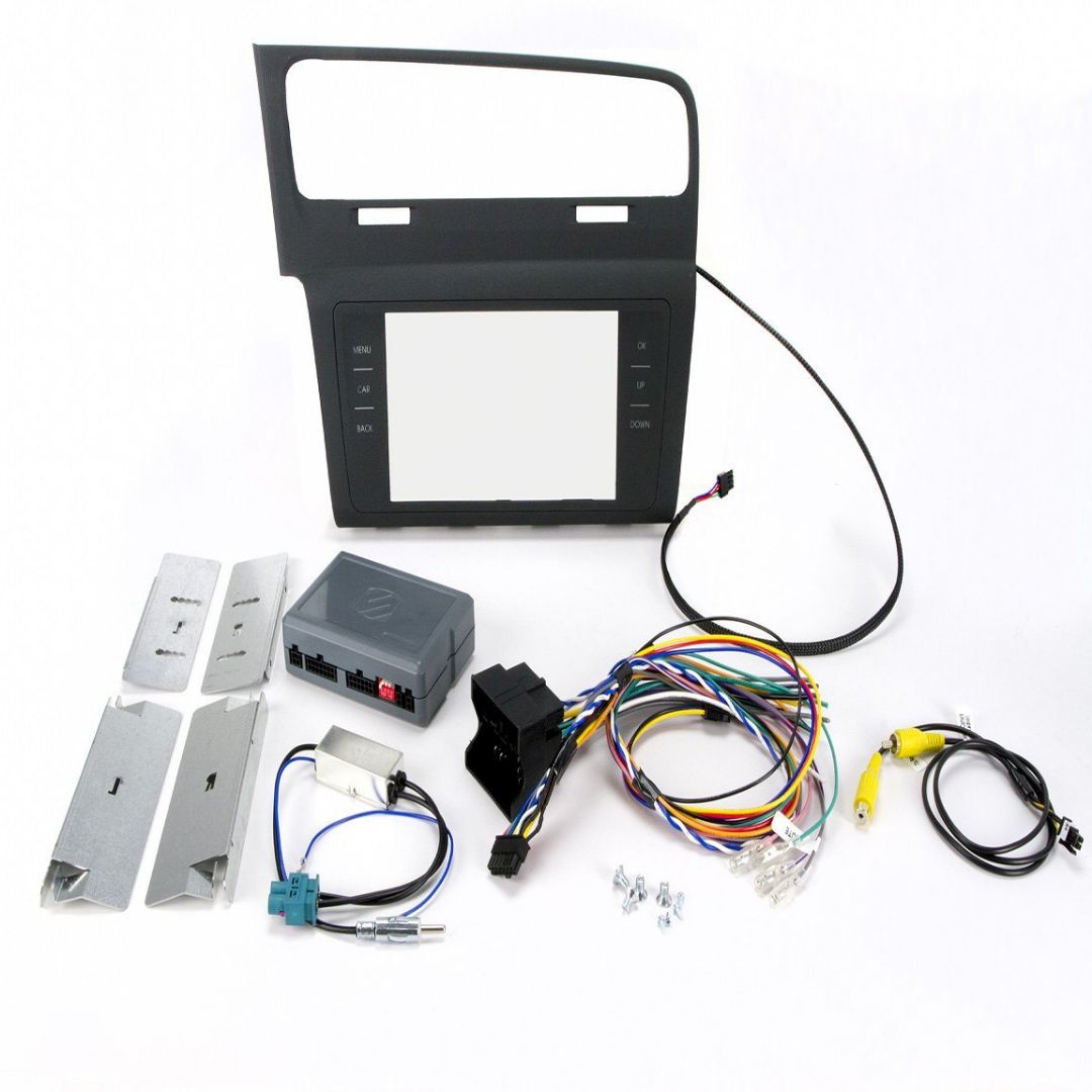 Scosche VW2352B, 2015 Volkswagen Golf ISO Double DIN Kit (Mark 7 Models)