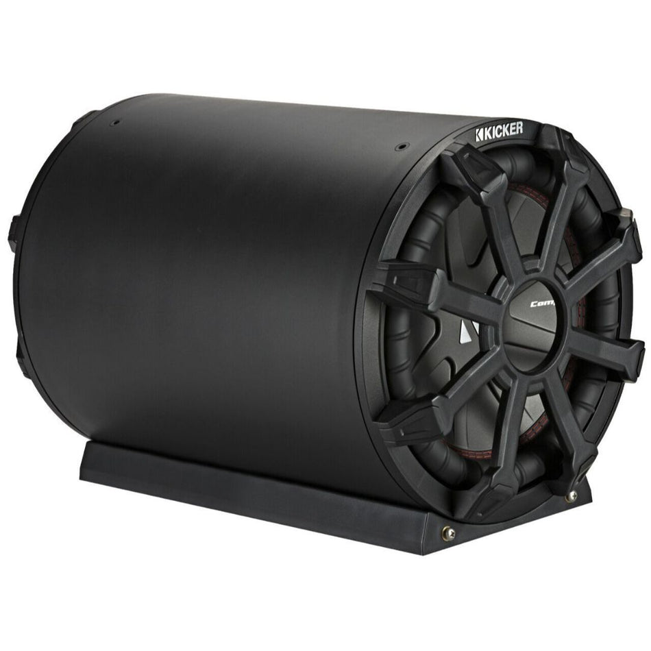 Kicker CWTB104, TB 10" Subwoofer and Passive Radiator in Weather-Proof Enclosure, 4-Ohm, 400W (46CWTB104)