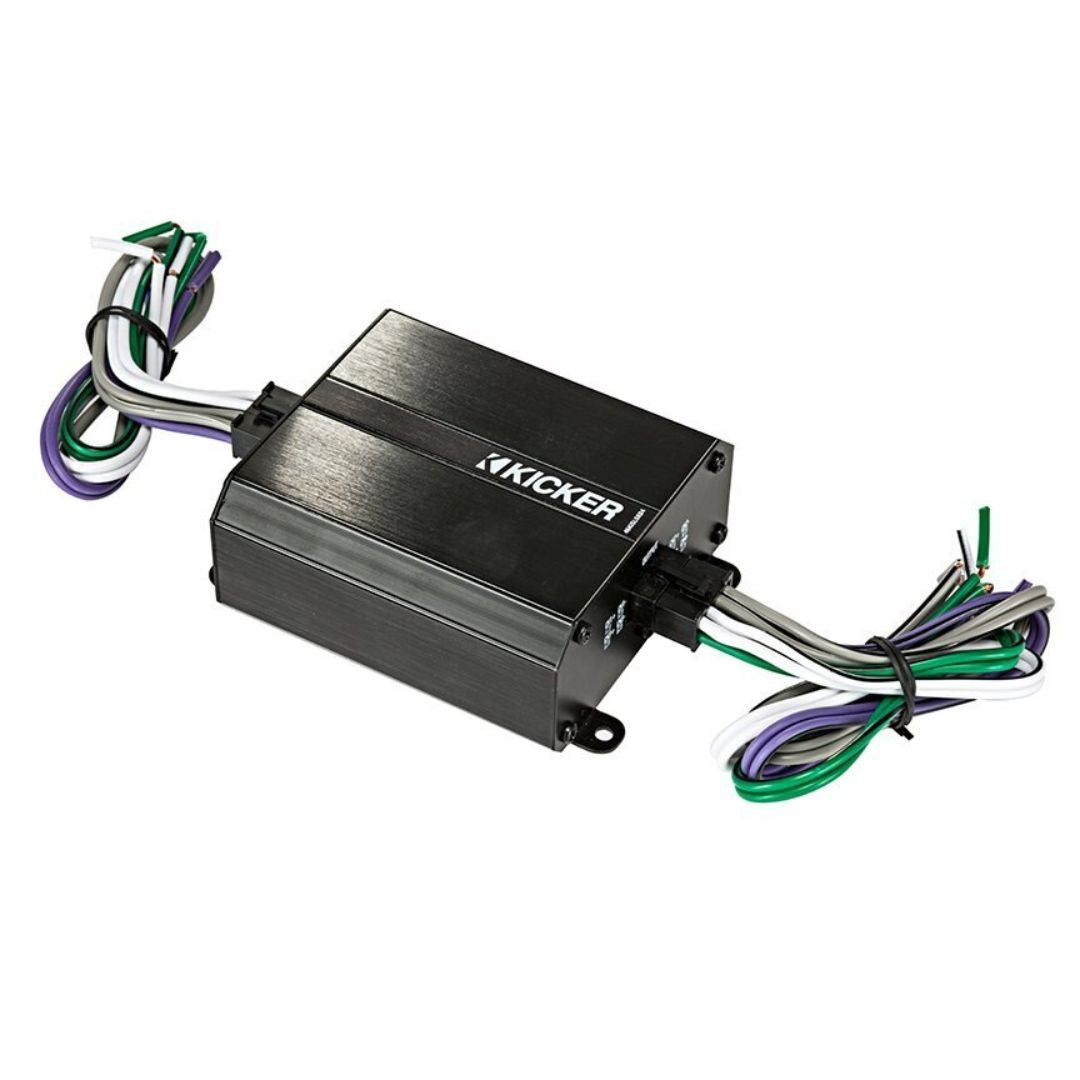 Kicker KISLOAD4, K-Series Interface for Smart Radios 25ohm Load/ 4ch 20v Inputs (46KISLOAD4)