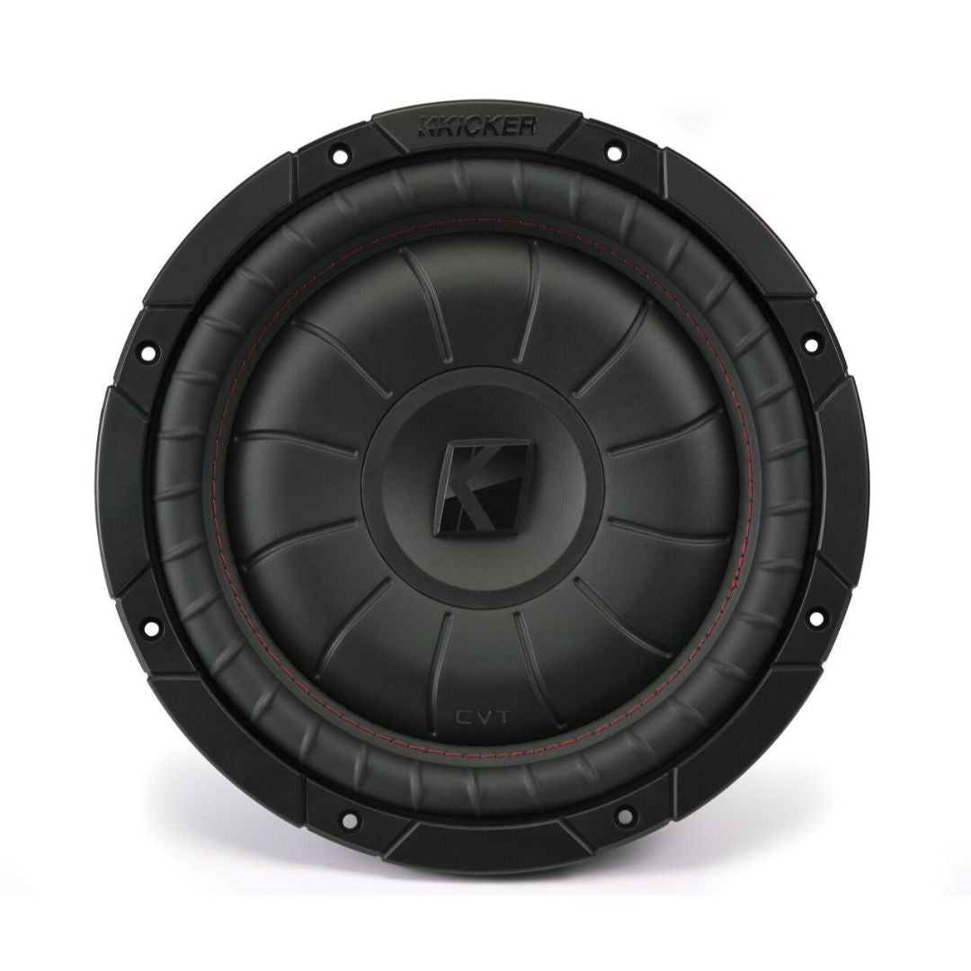 Kicker CVT104, CompVT 10" Single Voice Coil Subwoofer 4-Ohm, 350W (43CVT104)