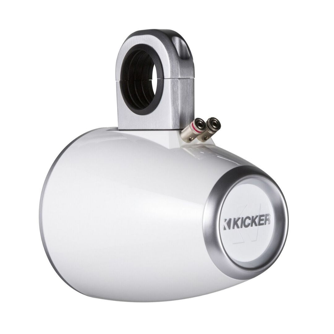 Kicker KMTESW, KMTES Tower Enclosure for 6" (160mm) and 6.5- Inch (165mm) Drivers, pair, White (12KMTESW)