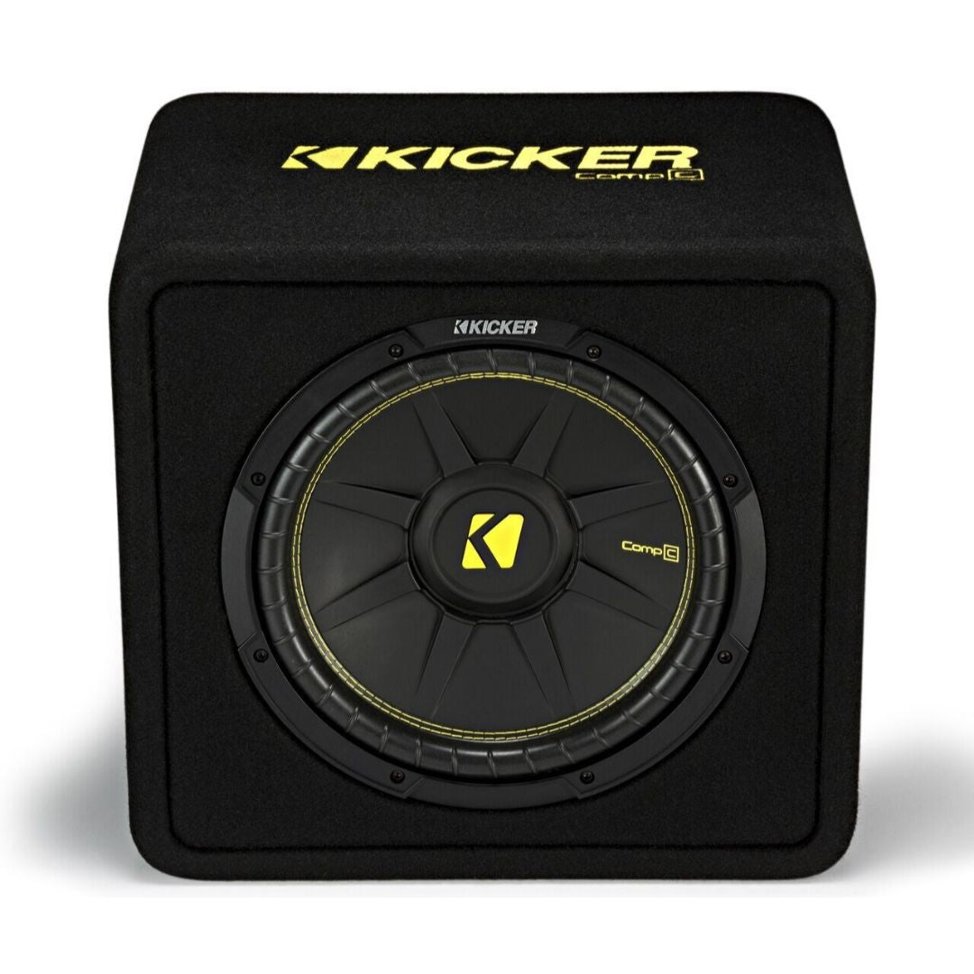 Kicker VCWC122, CompC 12" Sub in Vented Enclosure, 2-Ohm, 300W (44VCWC122)