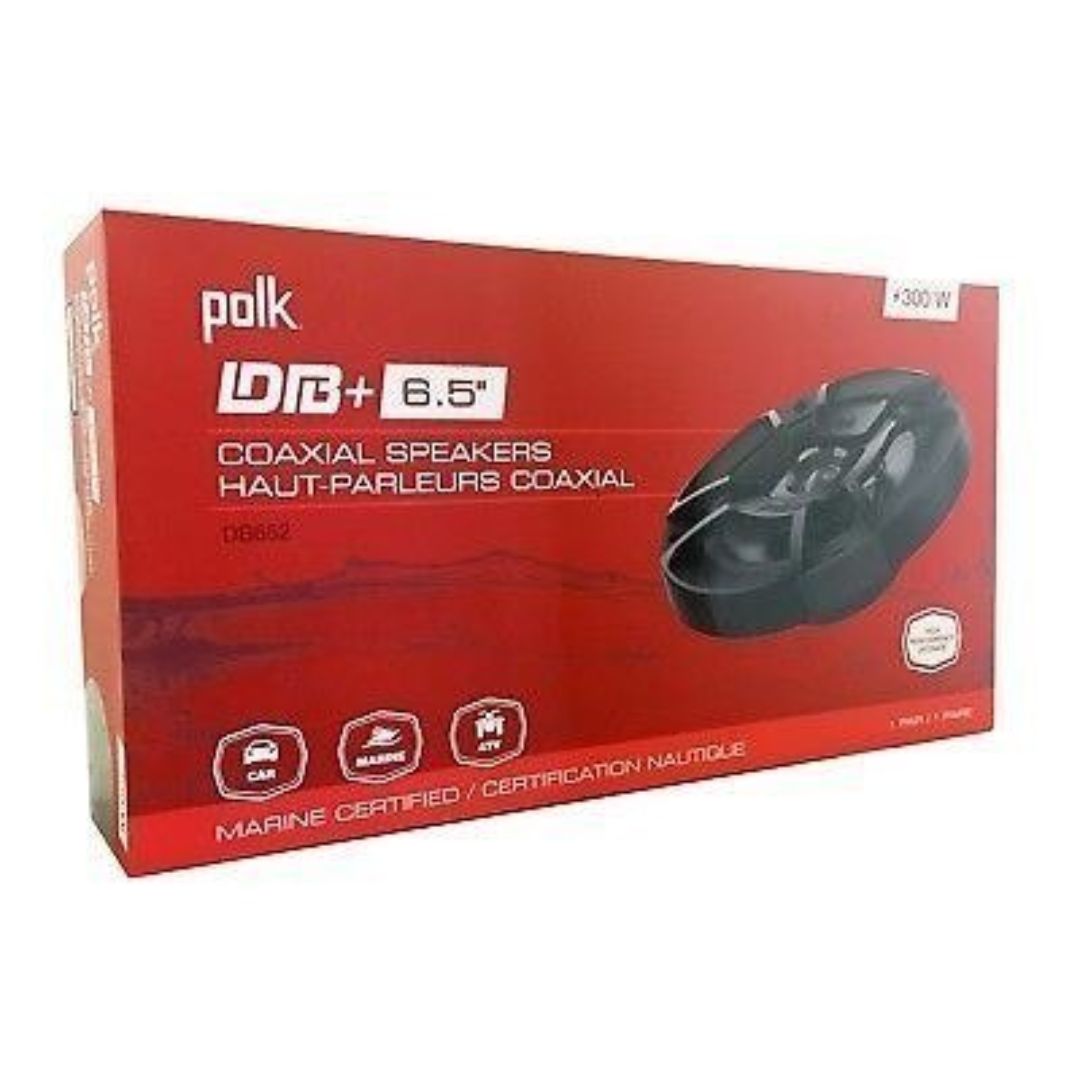 Polk Audio DB652, DB+ 6.5" Series Coaxial Car / Marine / UTV / ATV Speakers