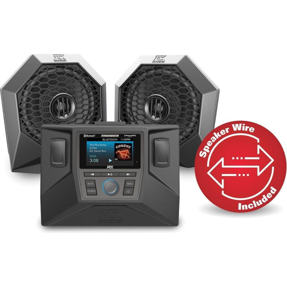 MTX RZRSYSTEM1, Bluetooth Radio and Front Speaker Pod System