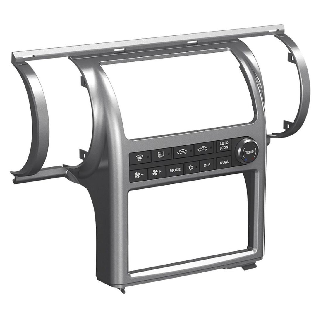 Scosche II1652GMB, 2003-2004 Infiniti G35 2DIN w/Pocket Dual Zone Climate (Gun Metal)