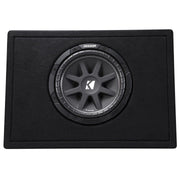 Kicker TC104, Single Comp 10" Sub in Thin Profile  Vented Box, 4-Ohm, 150W (43TC104)