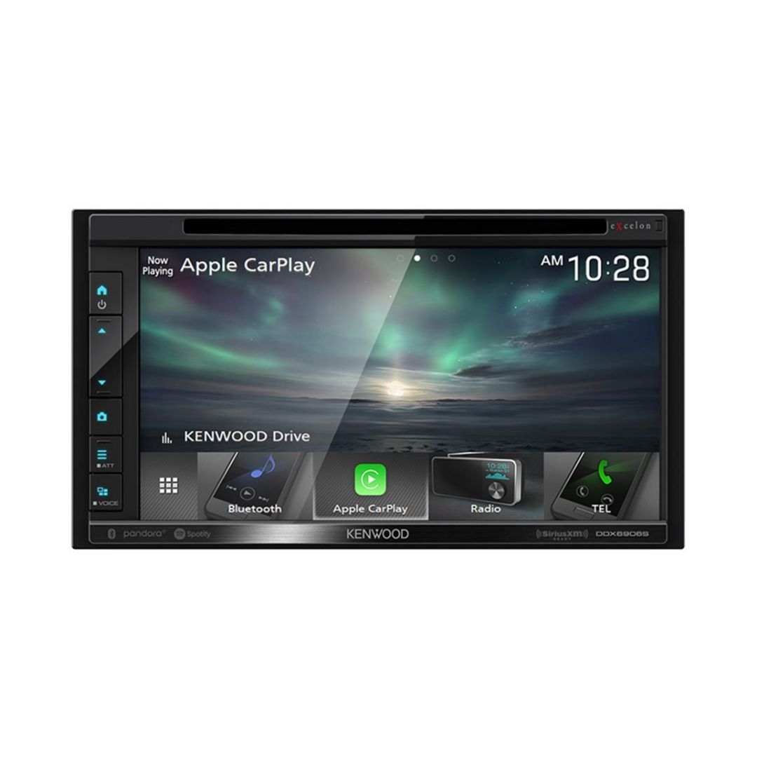 Kenwood DDX6906S, eXcelon 6.95" DVD Multimedia Receiver w/ CarPlay and Android Auto