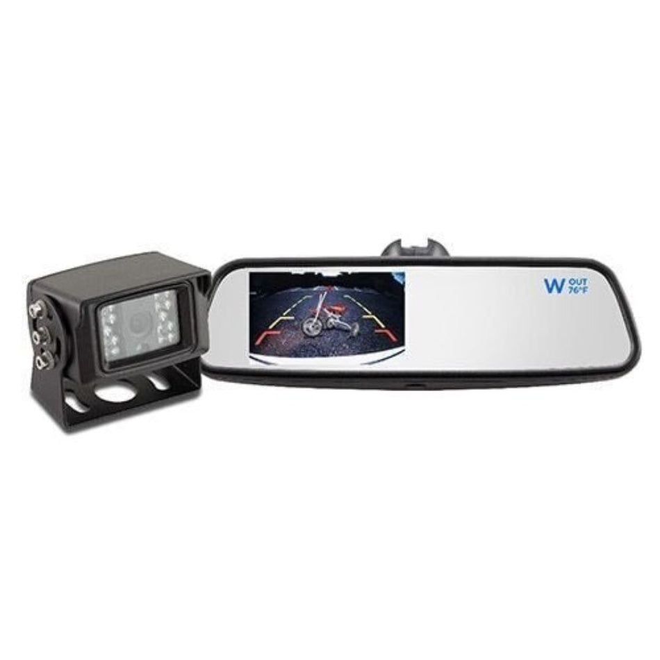 iBeam TE-CMC-K4, Mirror Monitor Plus Heavy Duty Night Vision Camera Plus Mic