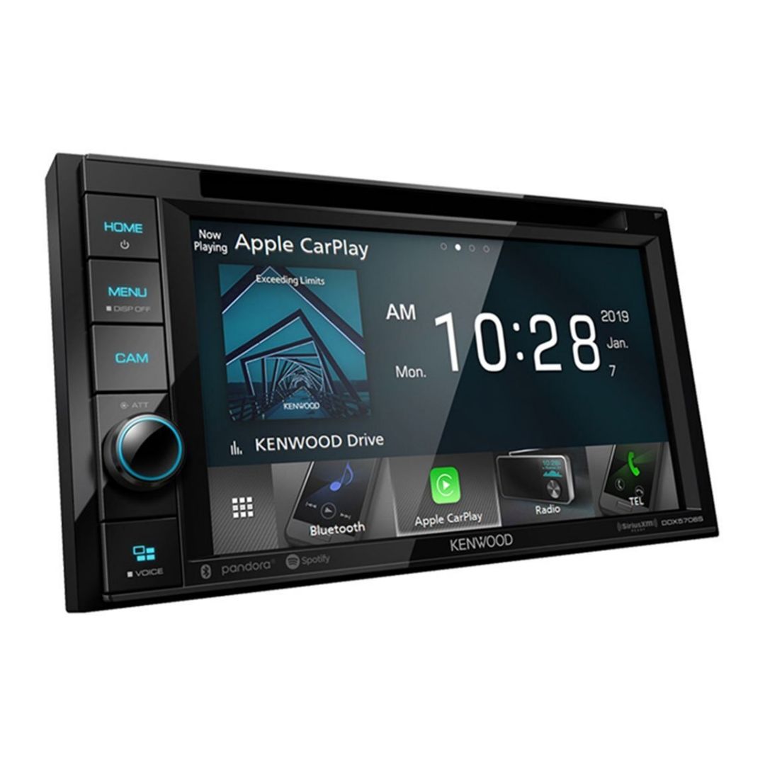 Kenwood DDX5706S, 6.2" DVD Multimedia Receiver w/  Apple CarPlay