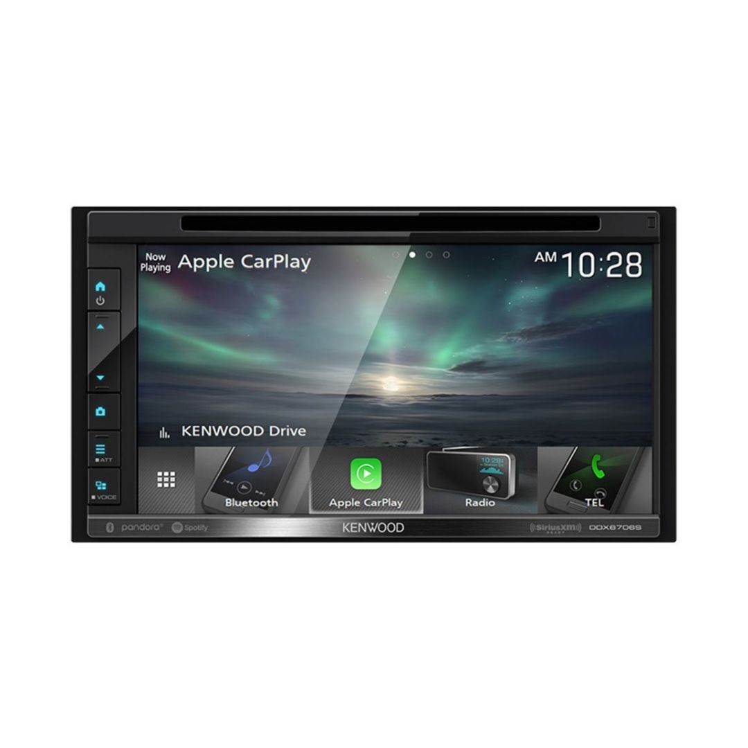Kenwood DDX6706S, 6.8" DVD Multimedia Receiver w/ Apple CarPlay and Android Audio