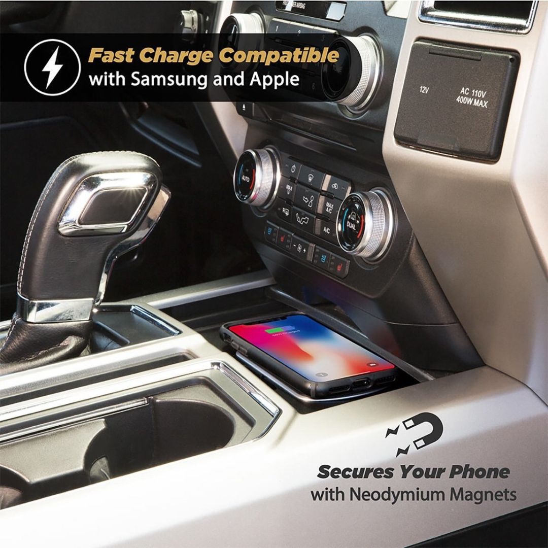 Scosche FDQ01, MagicMount Pro Charge 2009 - Up Ford F-150 Wireless Charging