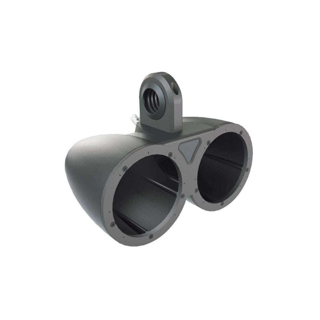 Kicker KMTED, KMTED Tower Enclosure for Dual 6" (160mm) and 6.5" (165mm) Drivers, pair, Black (12KMTED)