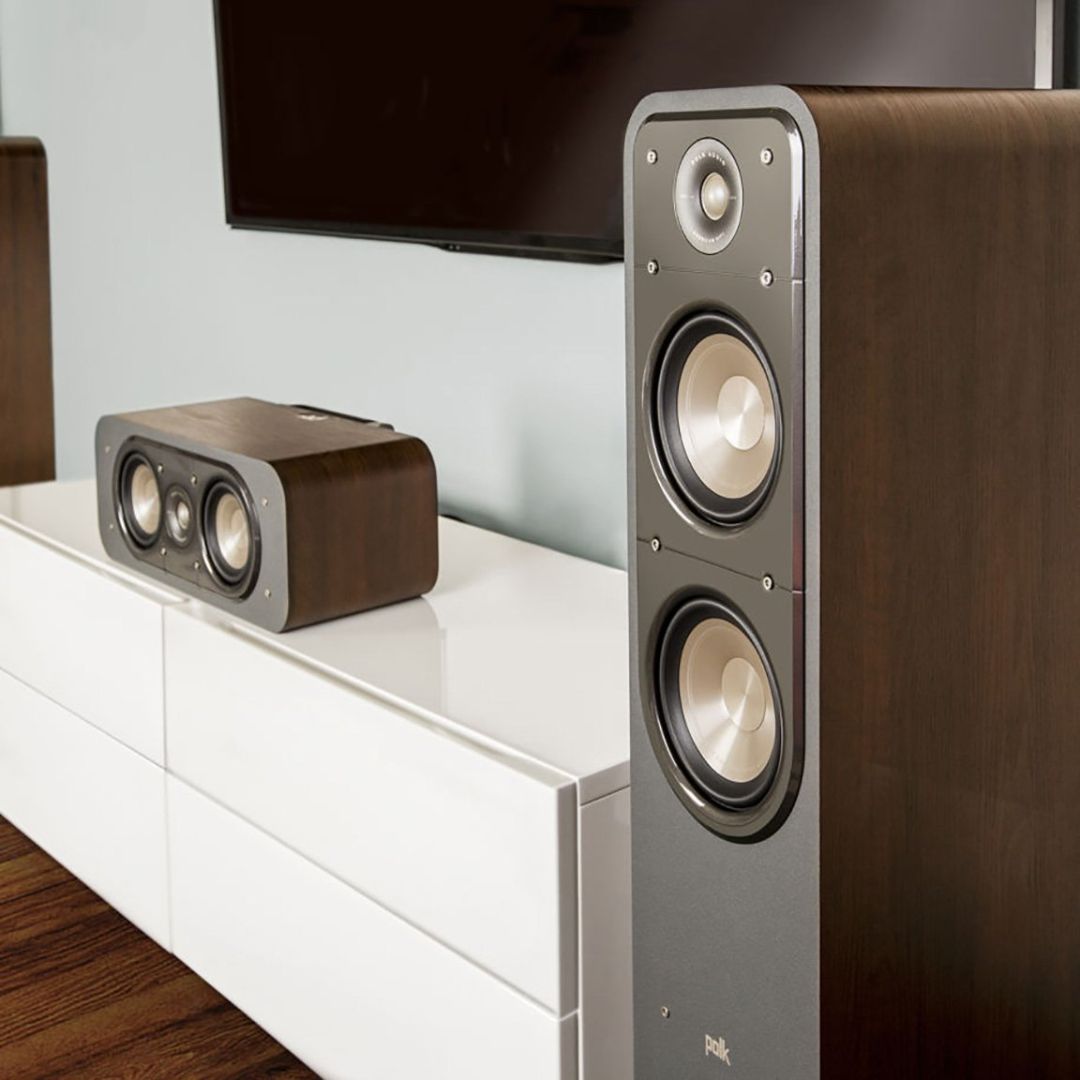 Polk Audio S30, Signature S30 Series Center Channel Speaker (Washed Black Walnut)