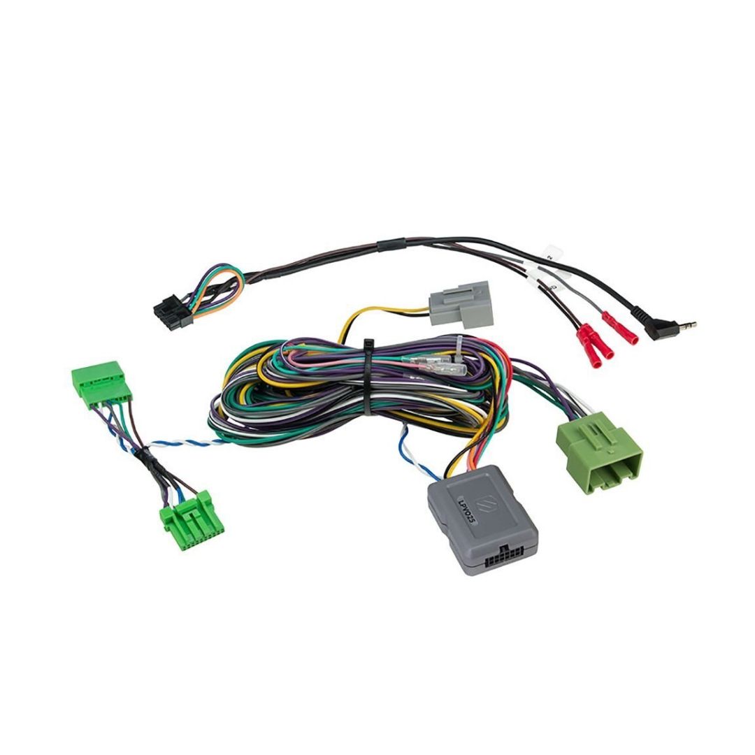 Scosche VO4155SRB, 2004-2014 Volvo XC90 Complete Install Kit w/ Fiber Optic Amp and SWC Retention