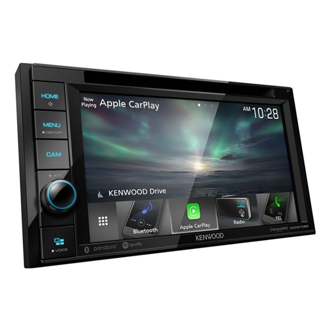 Kenwood DDX5706S, 6.2" DVD Multimedia Receiver w/  Apple CarPlay