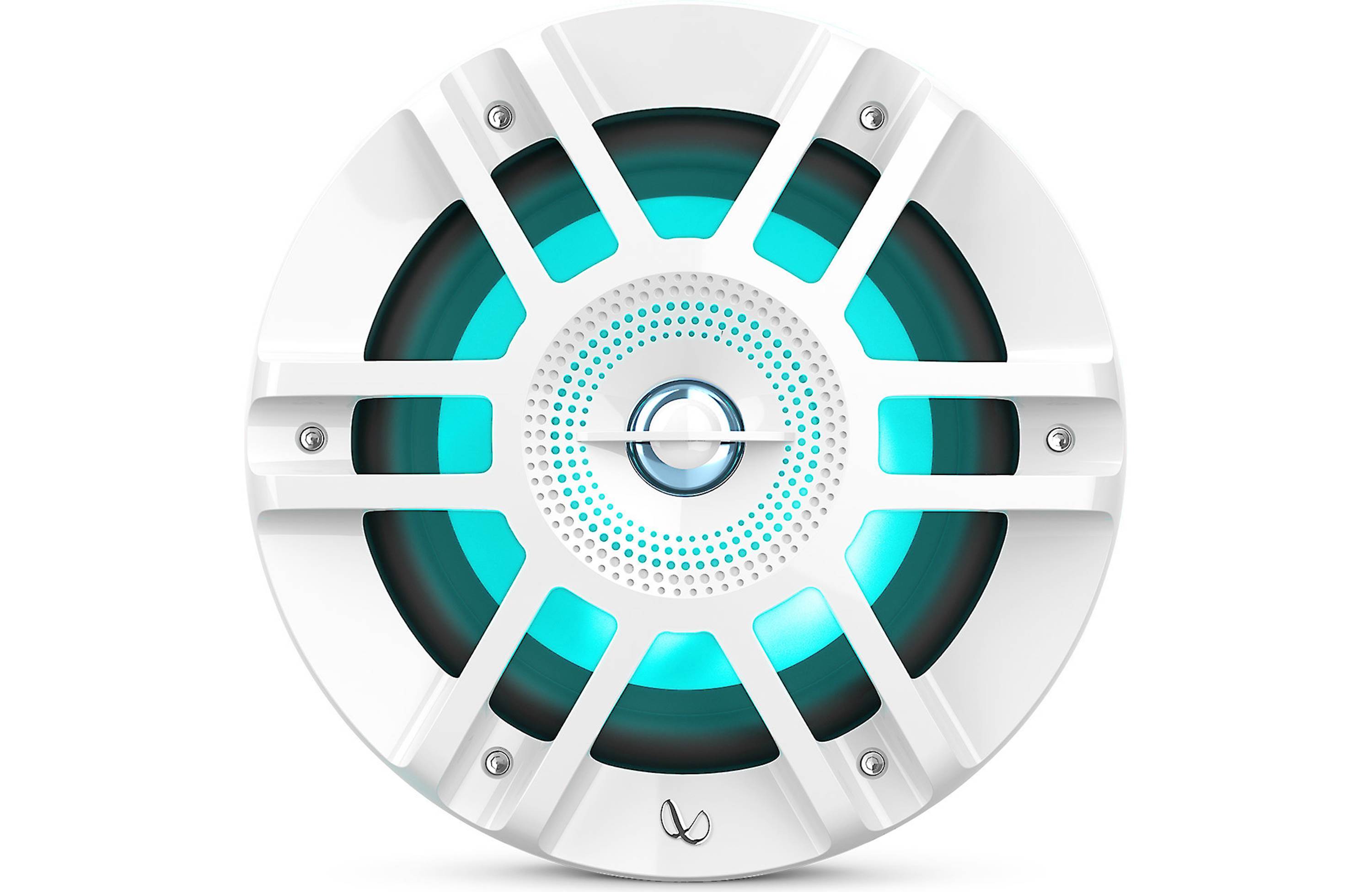 Infinity KAPPA6120MAM, KAPPA Series 6.5" 2-Way Premium Marine Coaxial Speakers w/ RGB Lighting - White