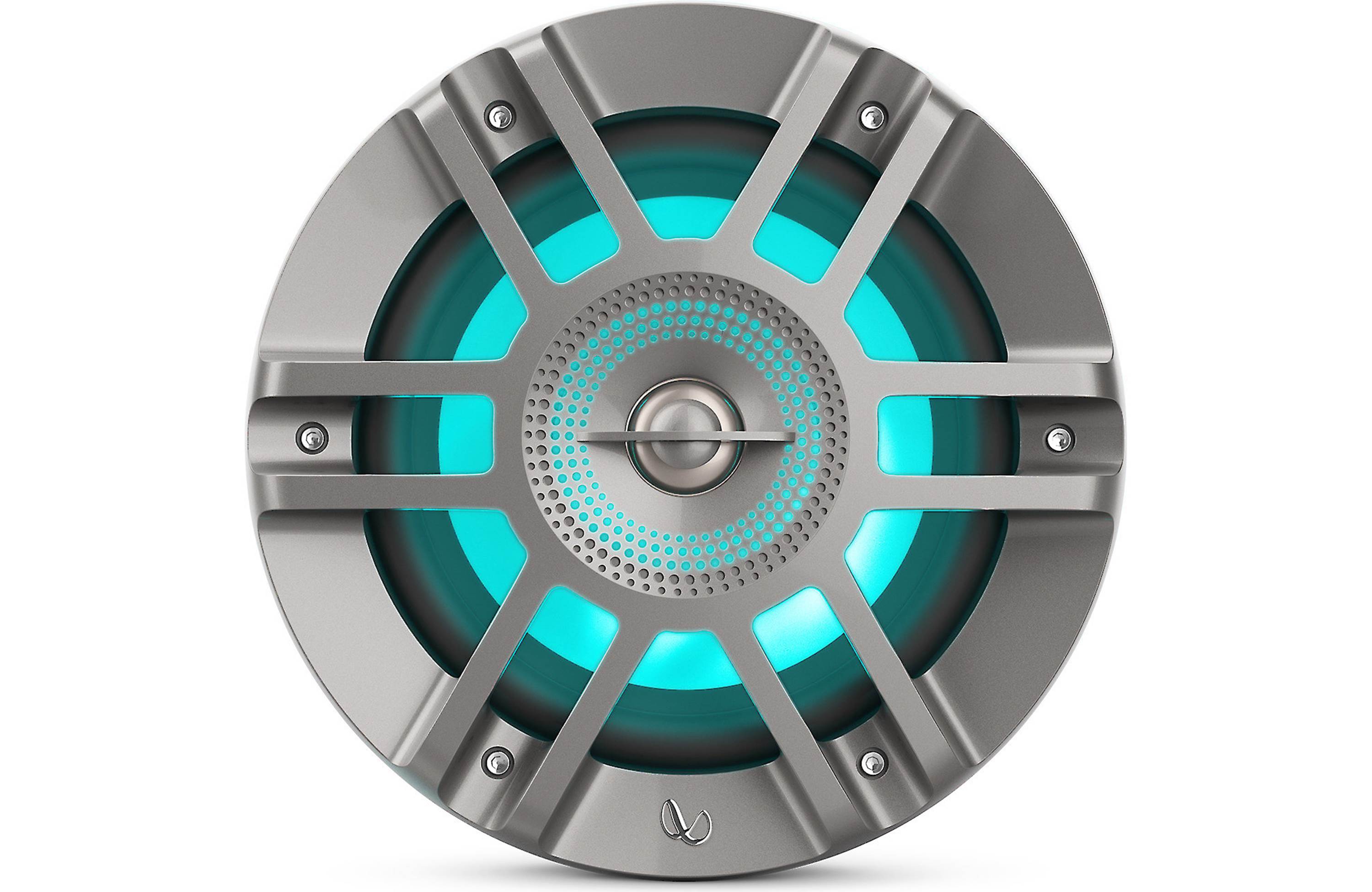 Infinity KAPPA6125MAM, KAPPA Series 6.5" 2-Way Premium Marine Coaxial Speakers w/ RGB Lighting - Titanium