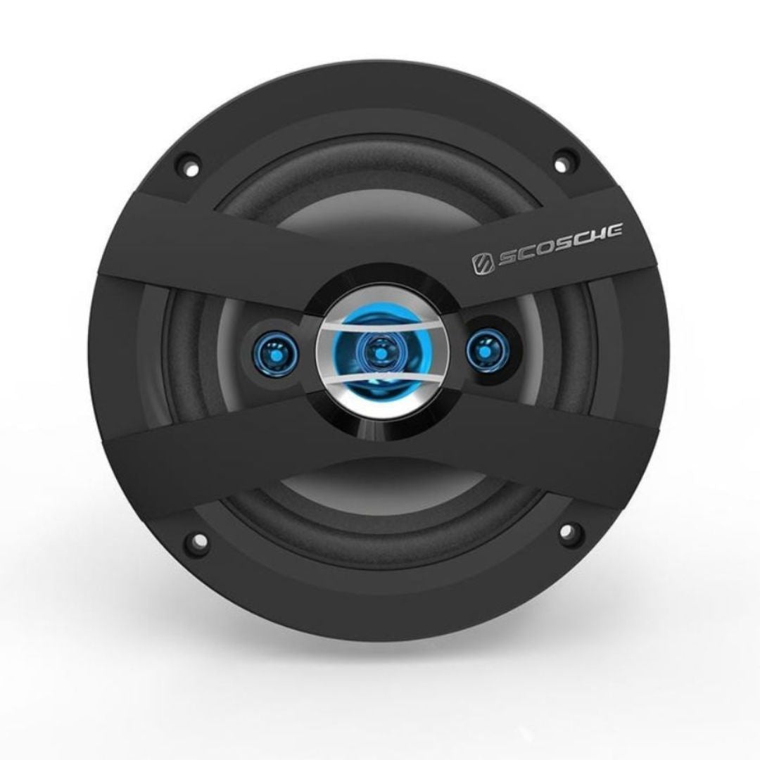 Scosche HD6504F, 6.5" 4-Way Speaker Set